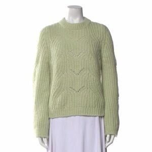 LA MAILLE SÉZANE Cable Knit alpaca-wool blend Sweater, sz XS